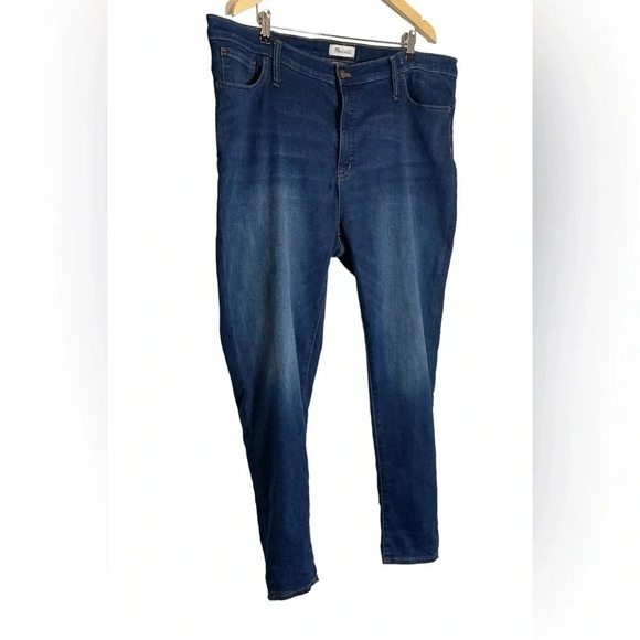 Madewell High Rise Skinny Jeans Plus Size 22 Stretch Magic Pockets Denim - Picture 5 of 10